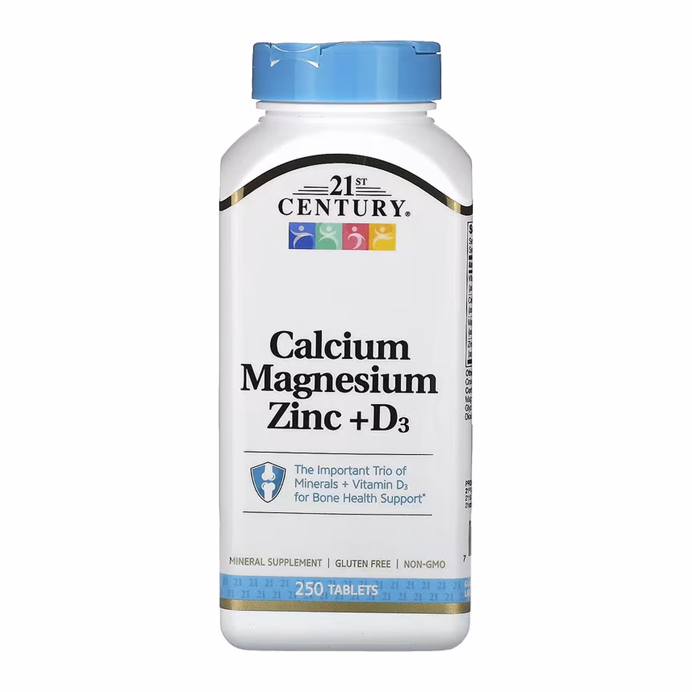 Calcium Magnesium Zinc +D3 - 250 tabs