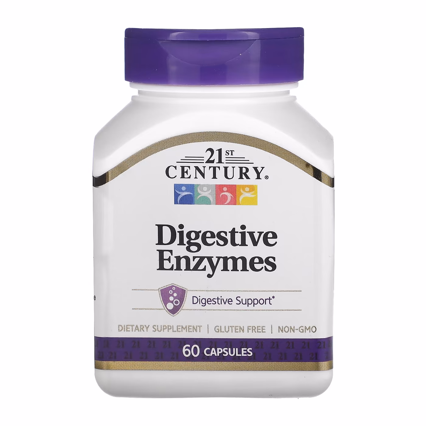 21st Century Digestive Enzymes, 60 капсул