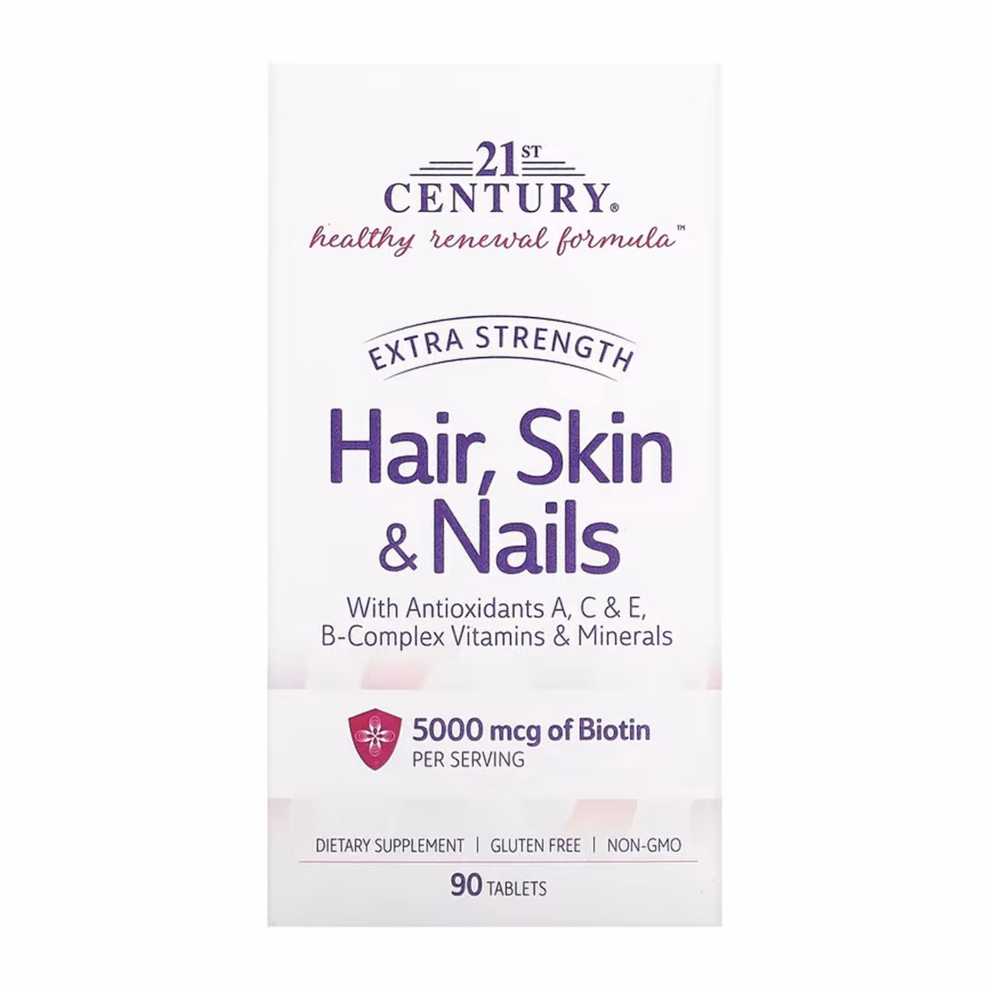 21st Century Hair, Skin & Nails Extra Strength, 90 таблеток