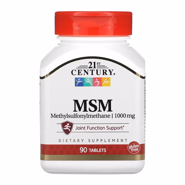 21st Century MSM 1000 мг — 90 таблеток