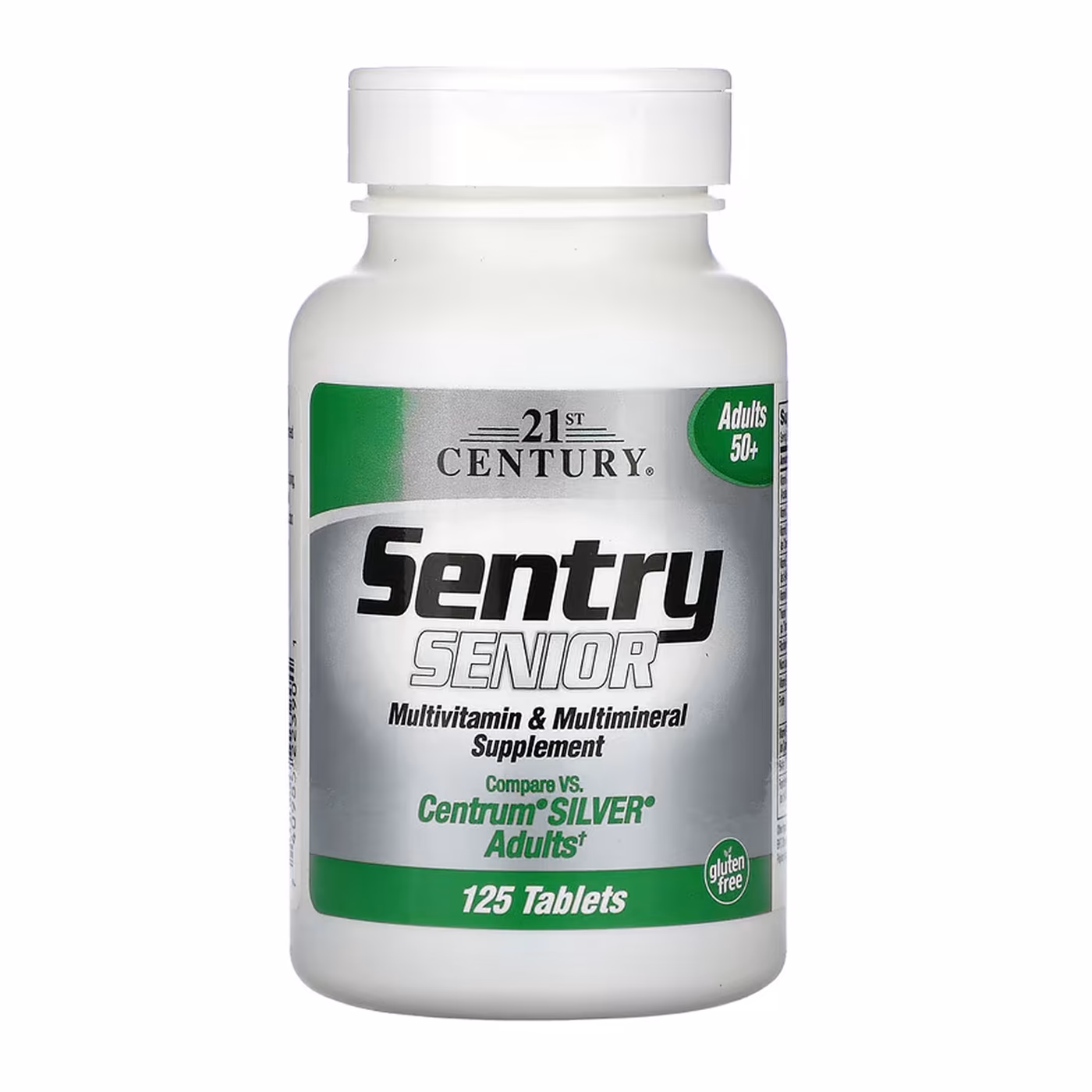21st Century Sentry Senior для взрослых 50+, 125 таблеток