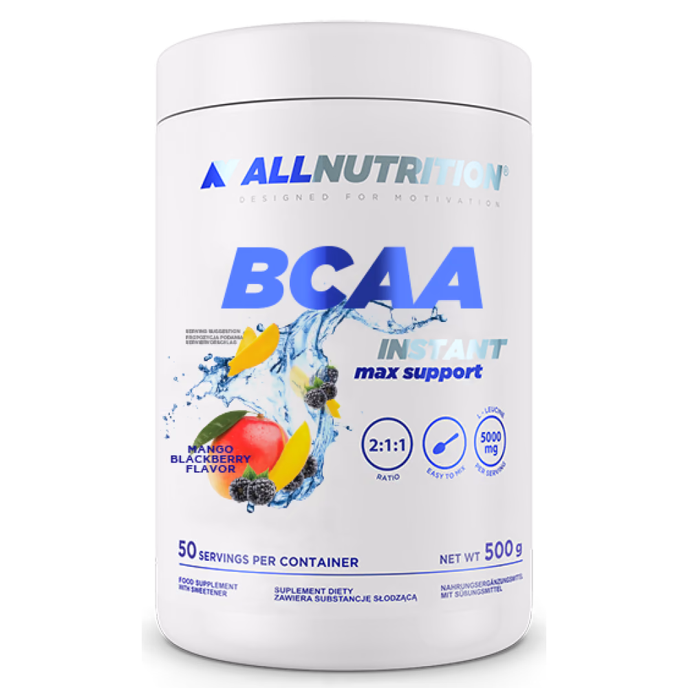 Allnutrition BCAA Max Support Instant 500 г, манго-ежевика