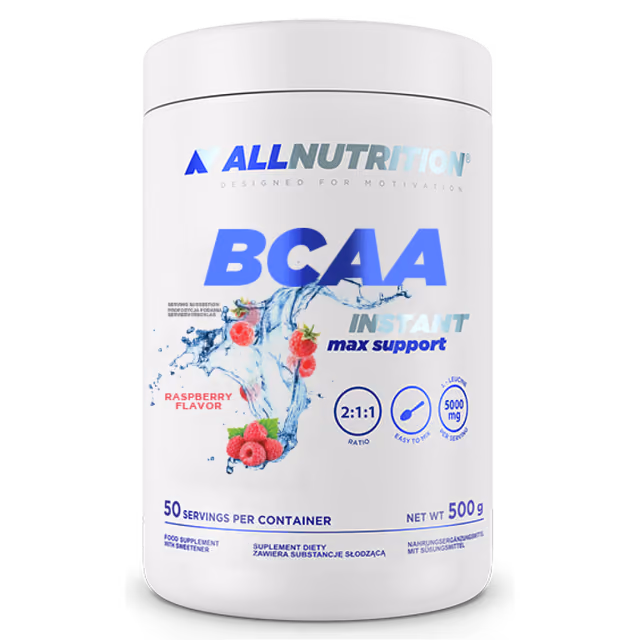 BCAA Max Support Instant - 500g Raspberry (До 10.26)