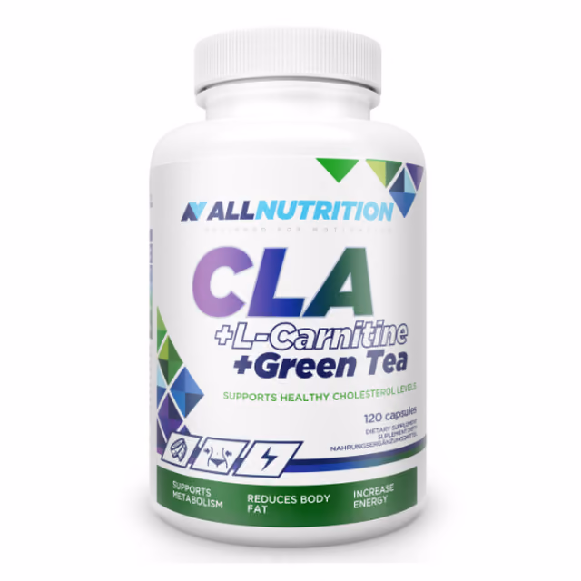 Allnutrition CLA + L-Carnitine + Green Tea, 120 капсул