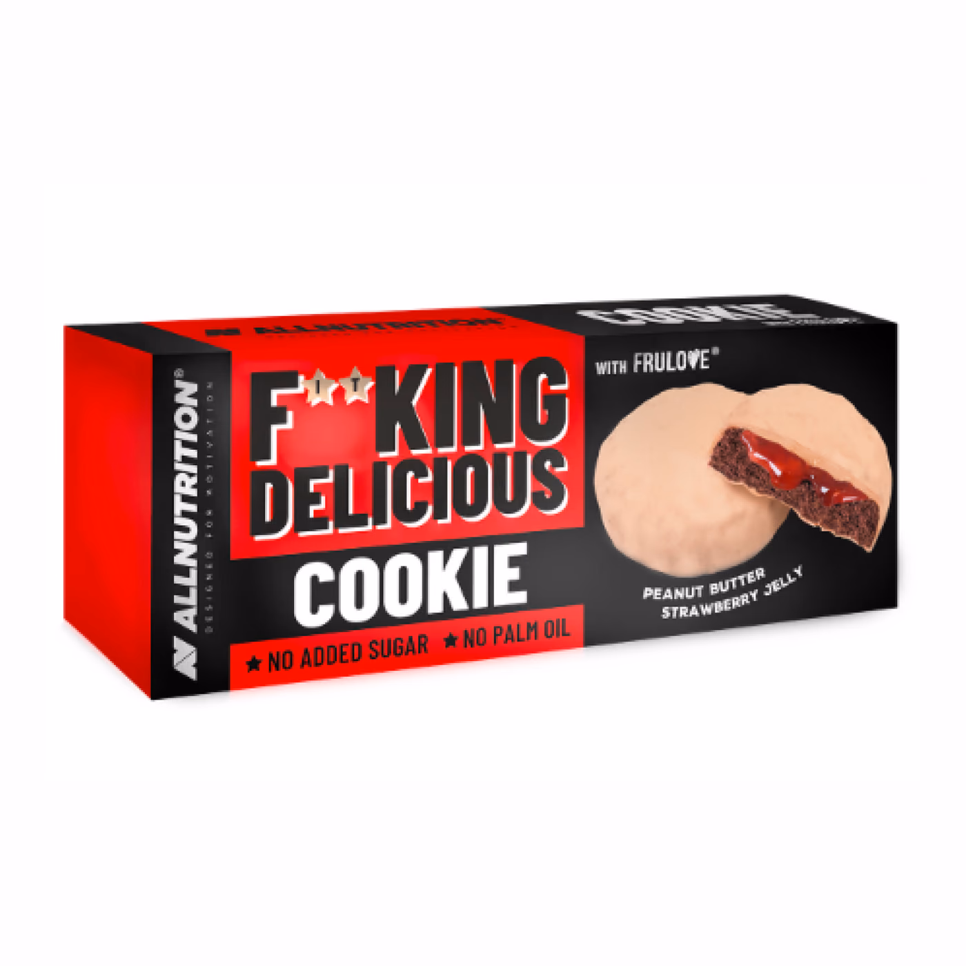 Allnutrition Fitking Delicious Cookie Peanut Butter Strawberry Jelly, 128 г