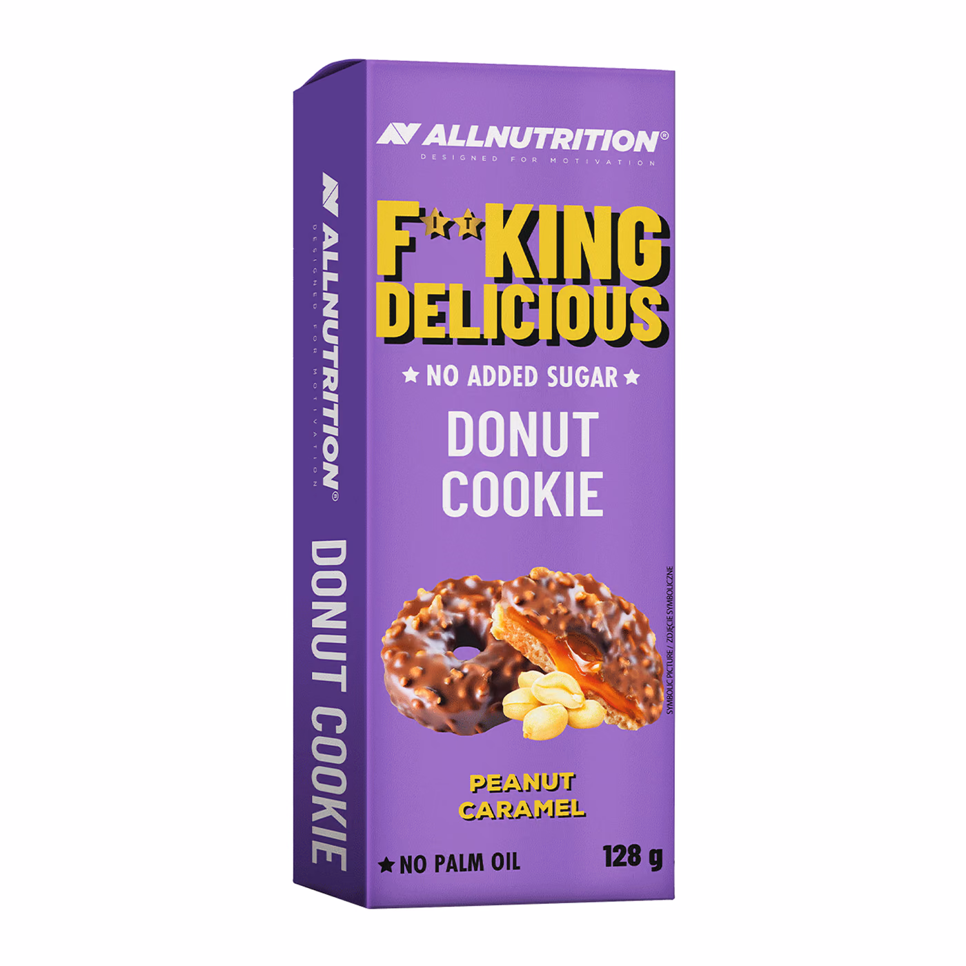 Fitking Delicious Donut Cookie - 128g Peanut Caramel