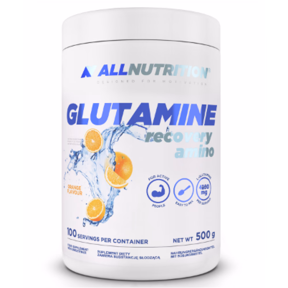 Allnutrition Glutamine Recovery Amino, апельсин, 500 г