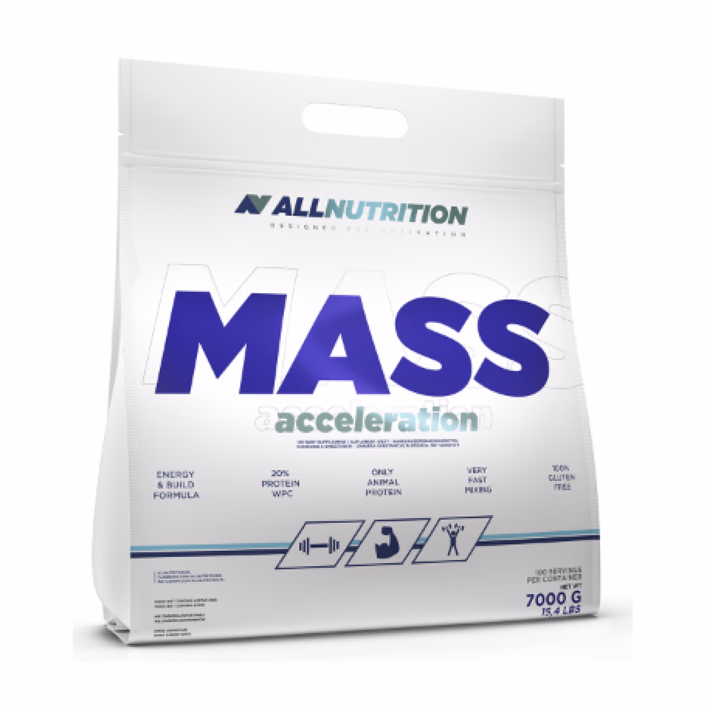 Allnutrition Mass Acceleration 7000 г, Белый шоколад