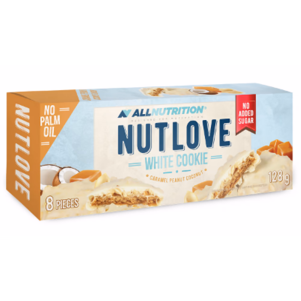 Nutlove -128g White Cookie Caramel Peanut Coconut