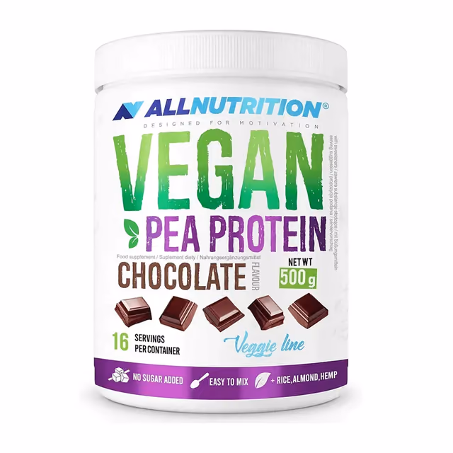 ALLNUTRITION Vegan Pea Protein, шоколад, 500 г