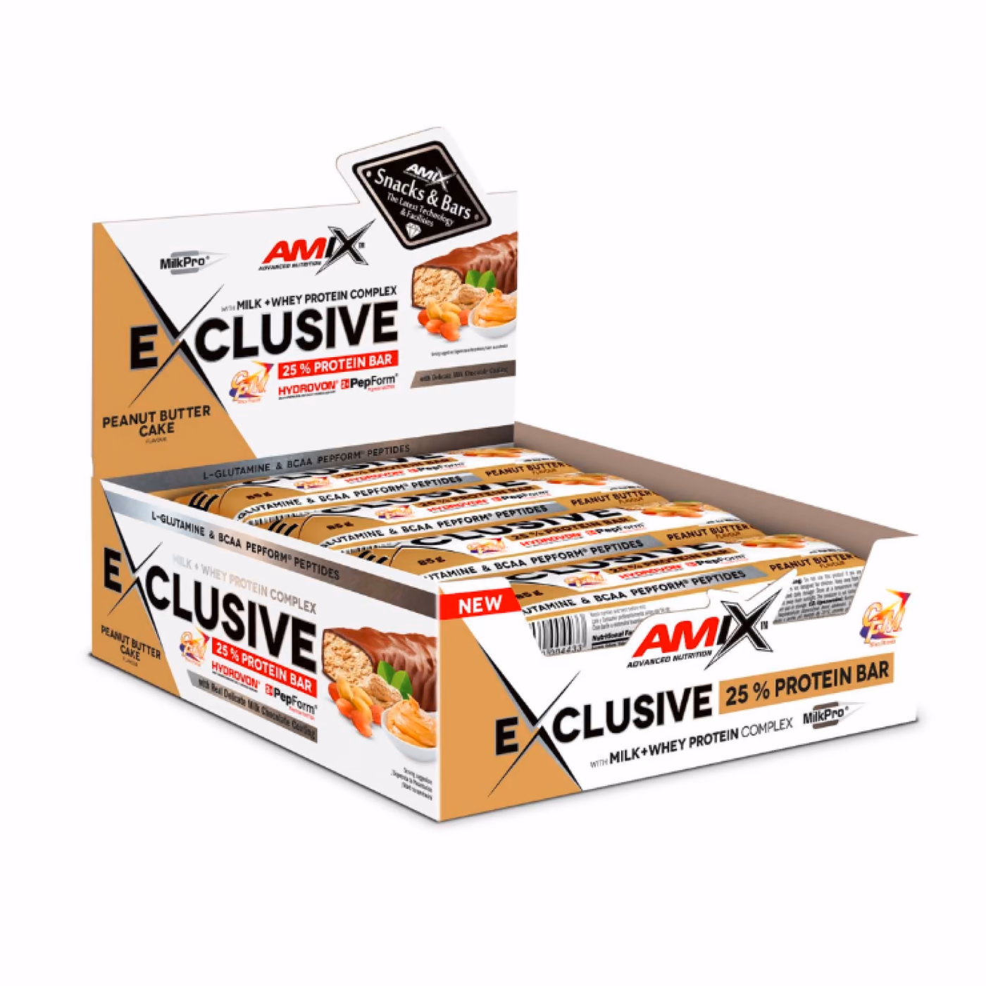 Exclusive Protein Bar - 12x85g Peanut Butter Cake