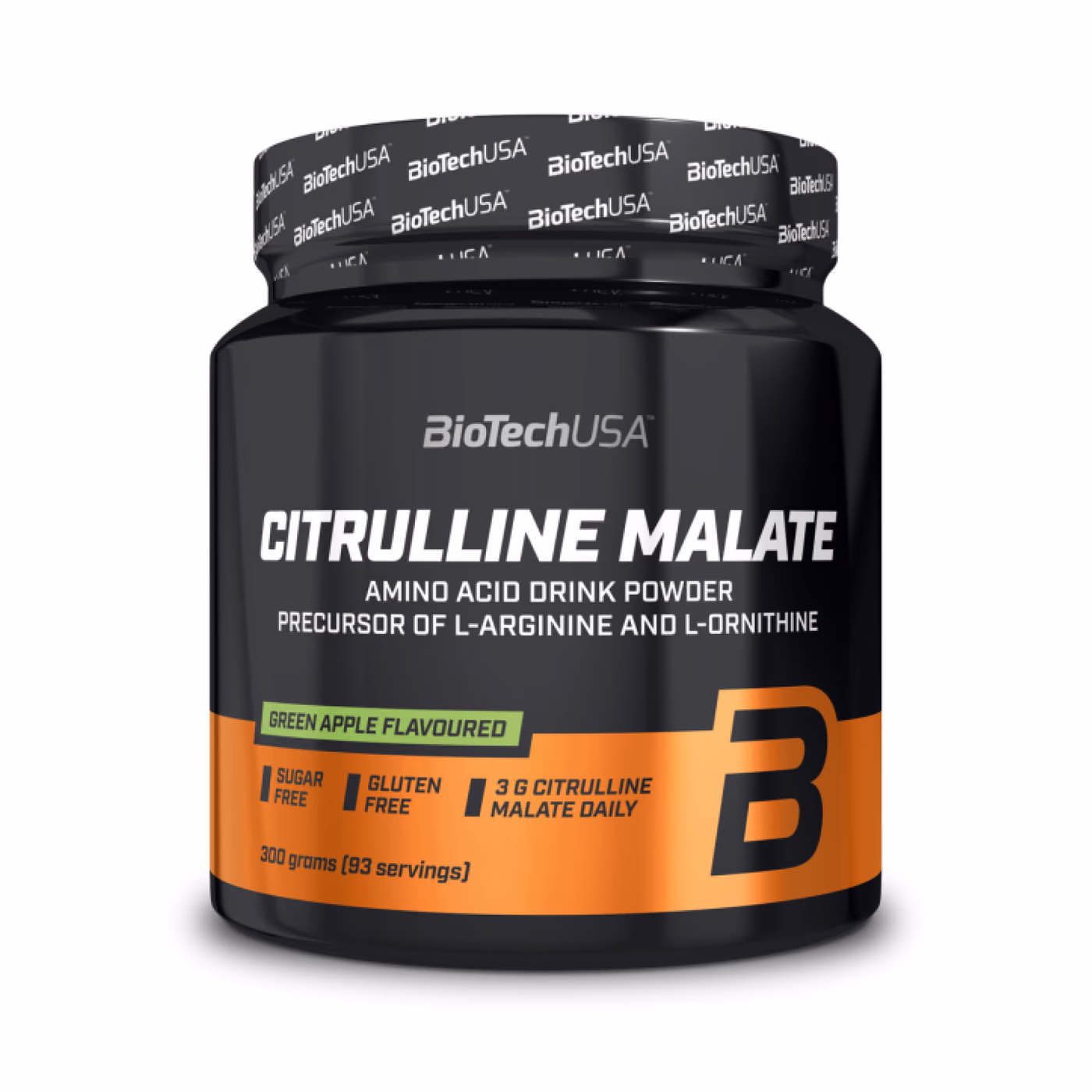 BioTechUSA Citrulline Malate, зелёное яблоко, 300 г