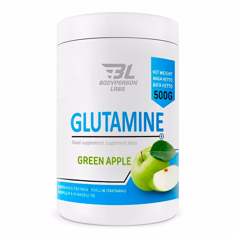Bodyperson Labs Glutamine Green Apple, 500 г