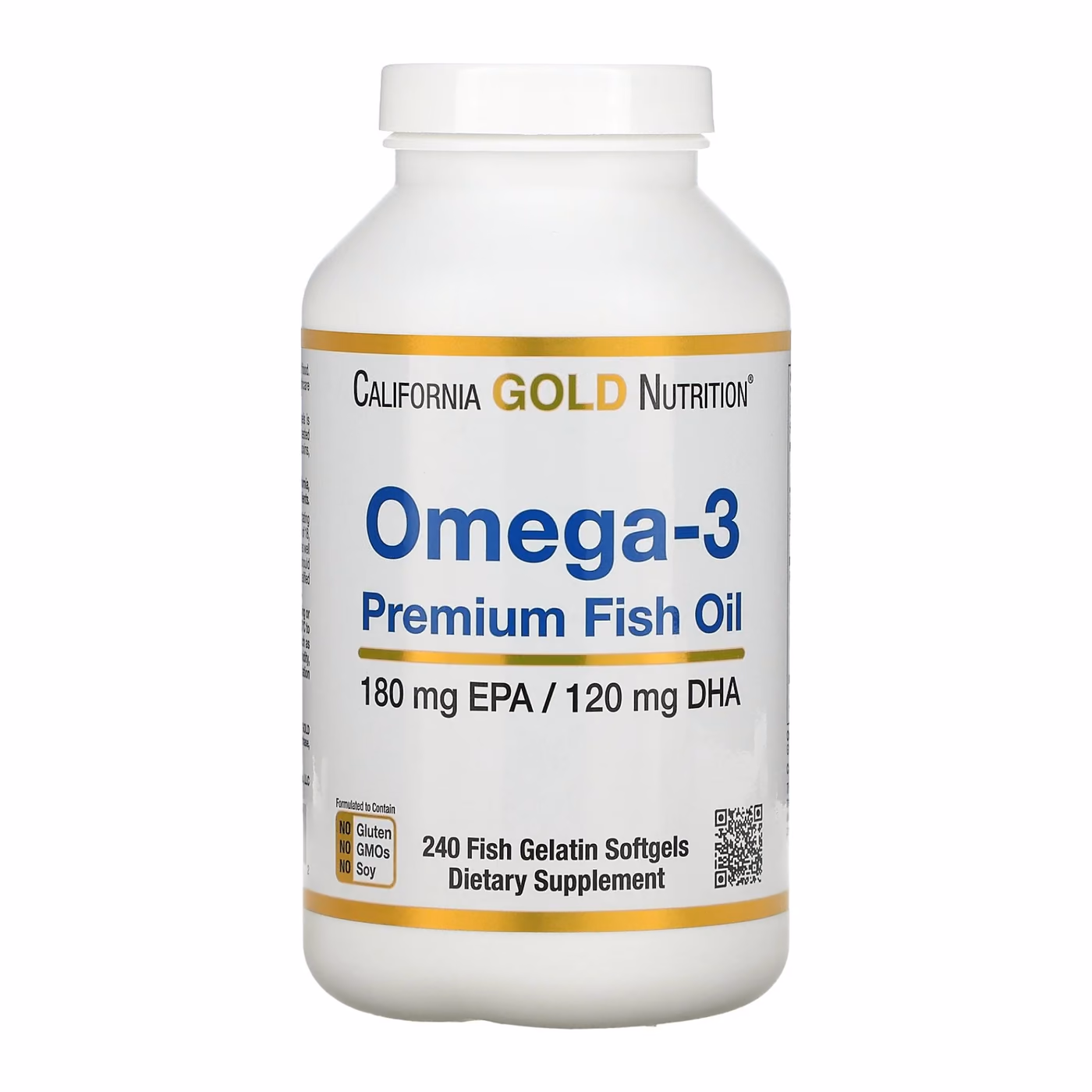Omega-3 Premium Fish Oil 180mg - 240 softgels