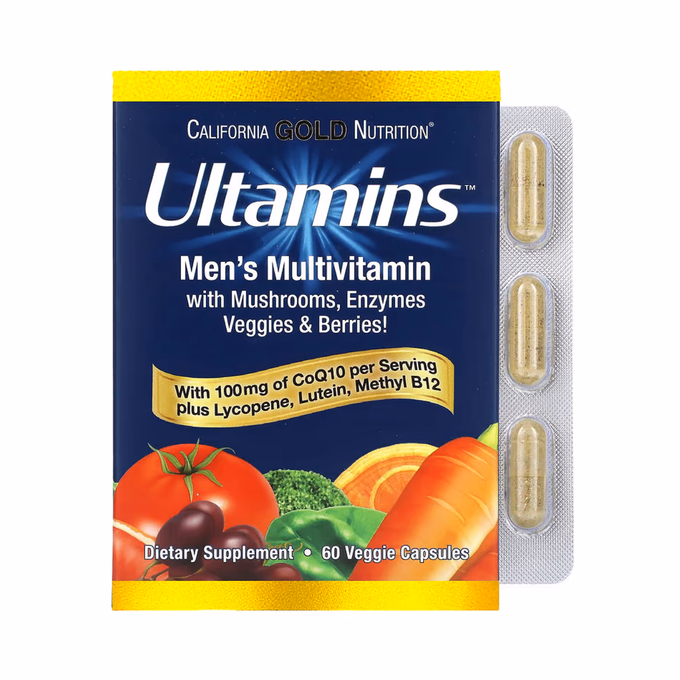 Ultamins MENS Multivitamin - 60 vcaps