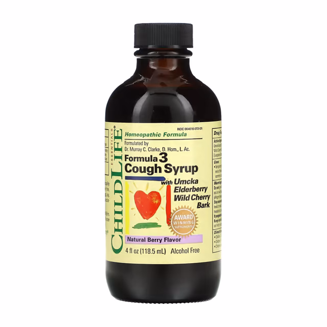Formula 3 Cough Syrup - 118.5 ml Natural Berry