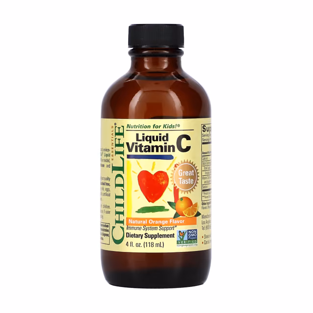 ChildLife Essentials Liquid Vitamin C, натуральный апельсин, 118 мл