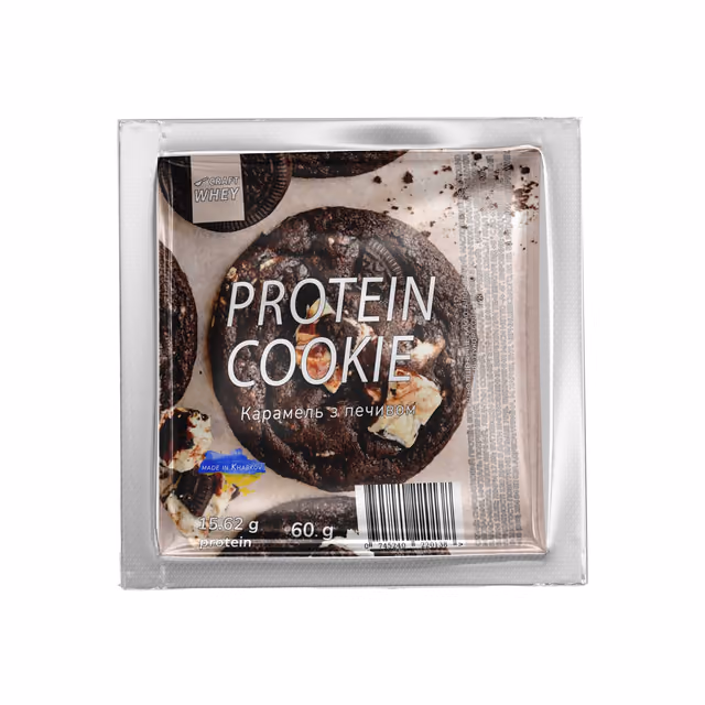 Craft Whey Protein Cookie, карамель с печеньем, 60 г