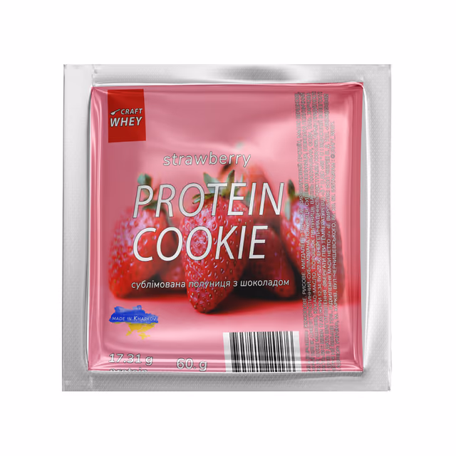 Craft Whey Protein Cookie Strawberry, 60 г