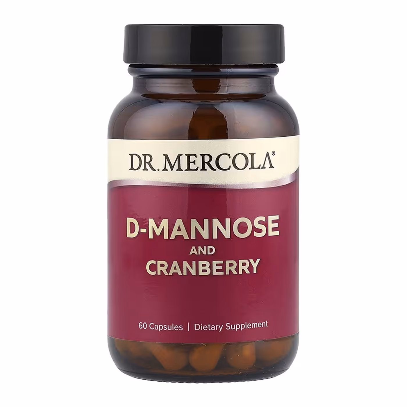 Dr. Mercola D-Mannose and Cranberry, 60 капсул