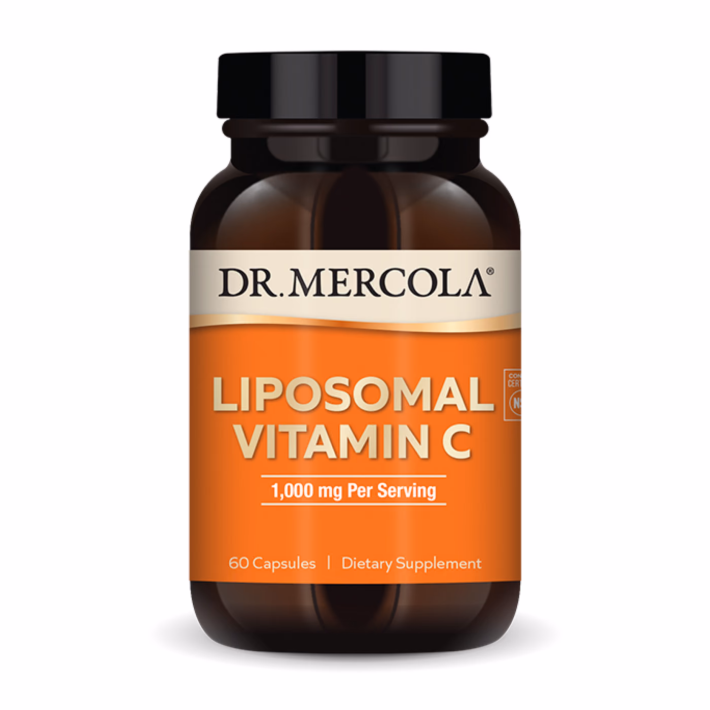 Dr. Mercola Liposomal Vitamin C, 1000 мг, 60 капсул