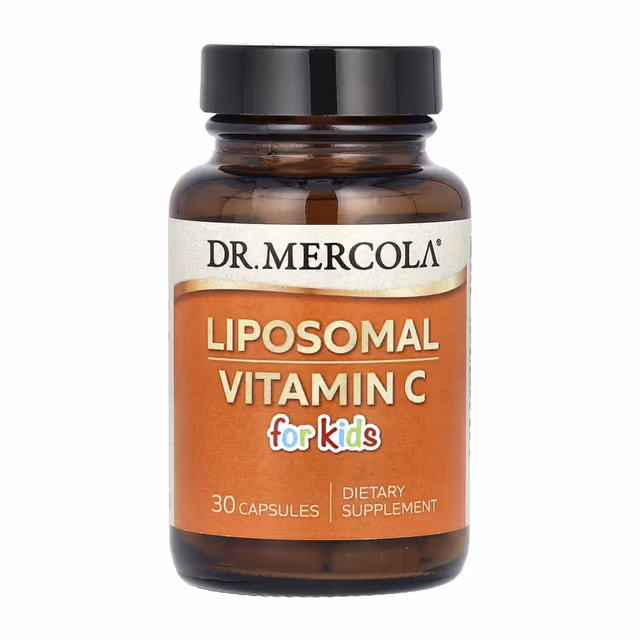 Dr. Mercola Liposomal Vitamin C for Kids, 125 мг, 30 капсул
