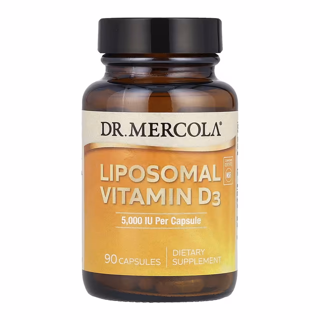 Dr. Mercola Liposomal Vitamin D3 5000 IU, 90 капсул