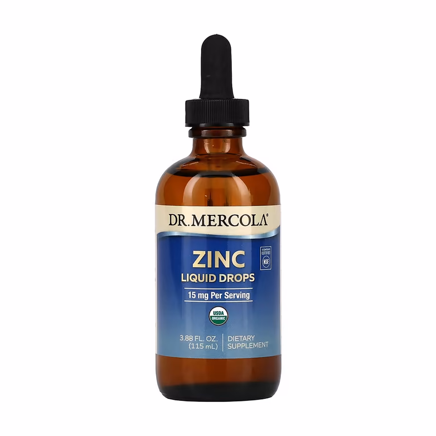 Dr. Mercola Zinc Liquid Drops, 115 мл