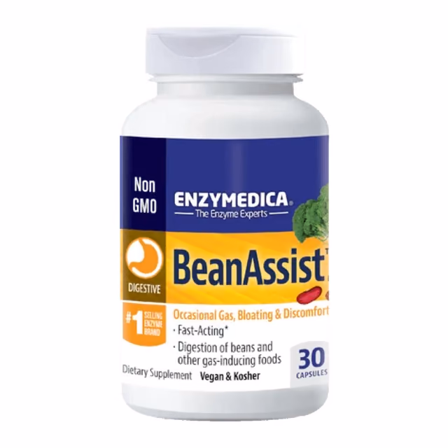 Enzymedica BeanAssist, 30 капсул