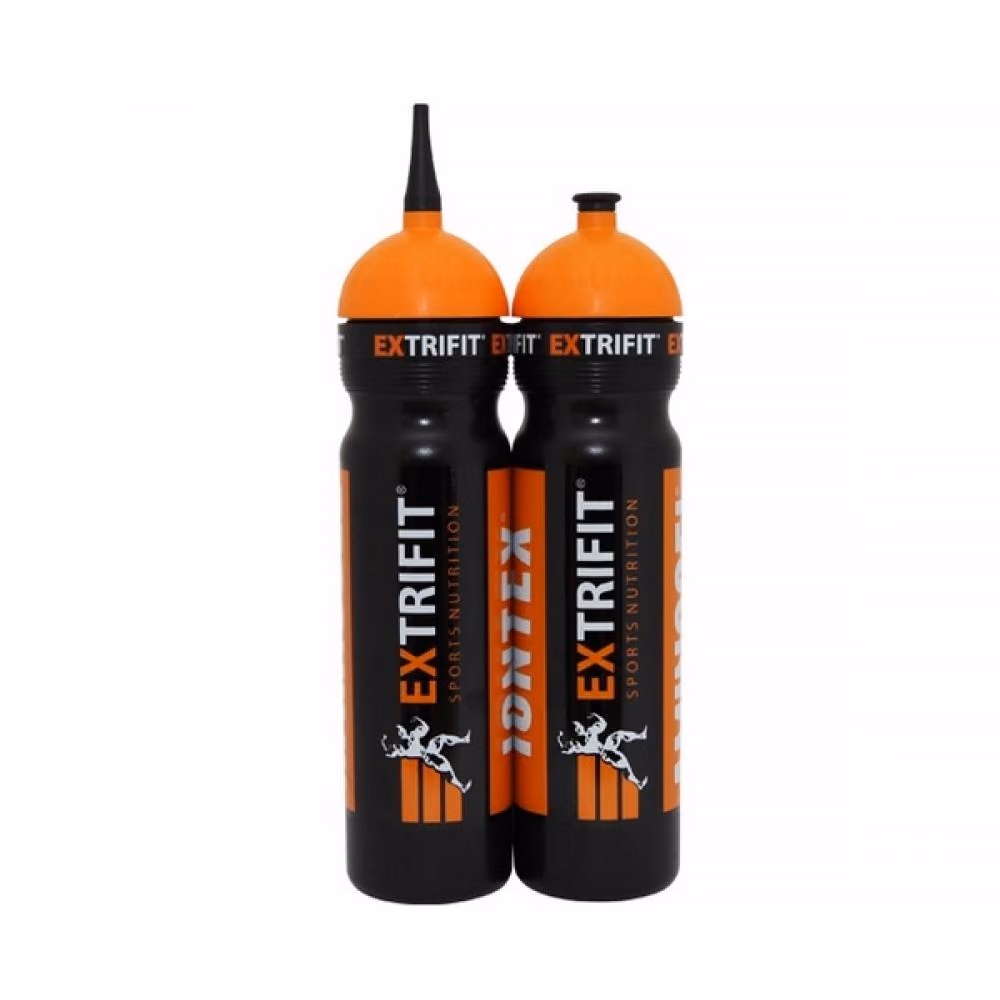 Бутылка Extrifit Black с коротким носиком, 1000 мл