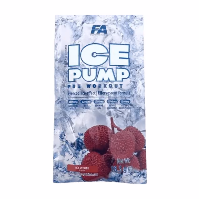 FA Nutrition Ice Pump Pre Workout, Icy Lychee, 18,5 г