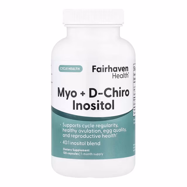 Fairhaven Health Myo + D-Chiro Inositol, 120 капсул