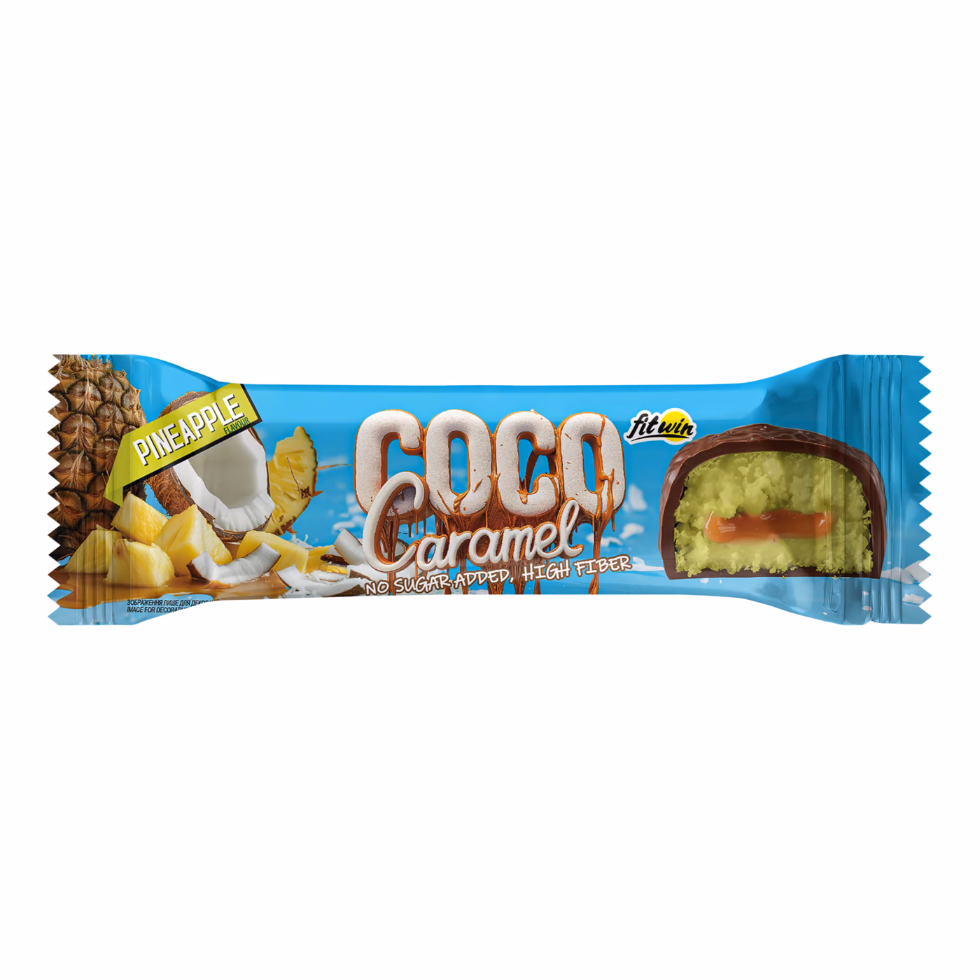 FitWin Coco Caramel, ананас, 20 × 40 г