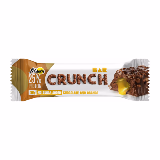 FitWin Crunch Bar 25% Chocolate and Orange, 12 × 50 г