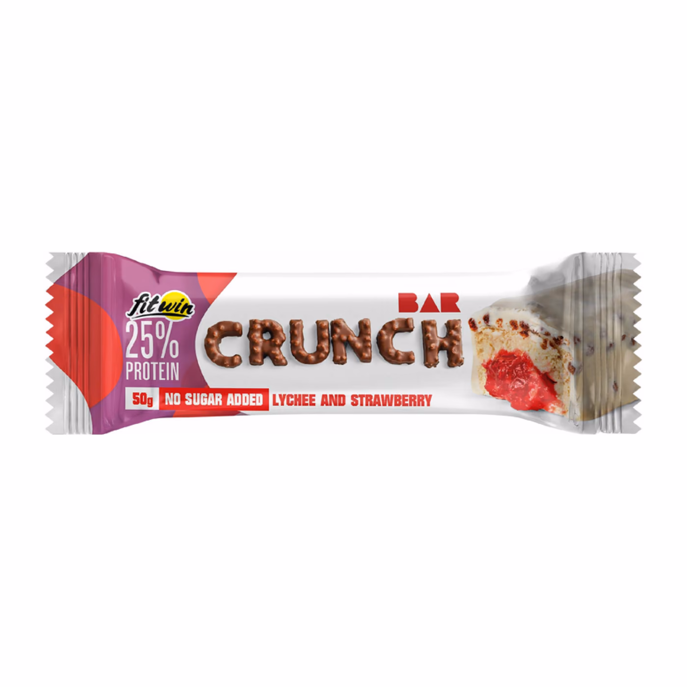 Crunch Bar - 12x50g Lychee and Strawberry
