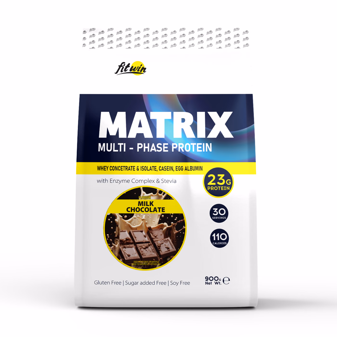 FitWin Matrix 900 г, молочный шоколад
