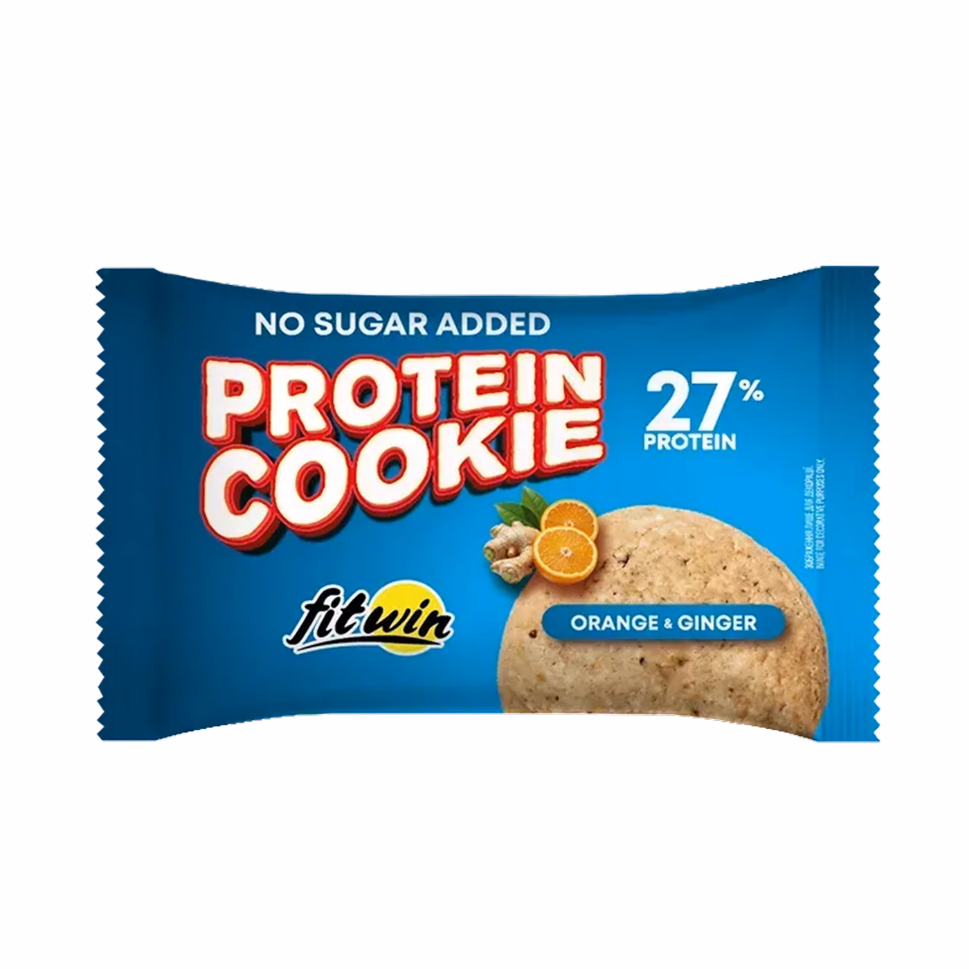 FitWin Protein Cookie 27% Апельсин и имбирь, 10 × 40 г