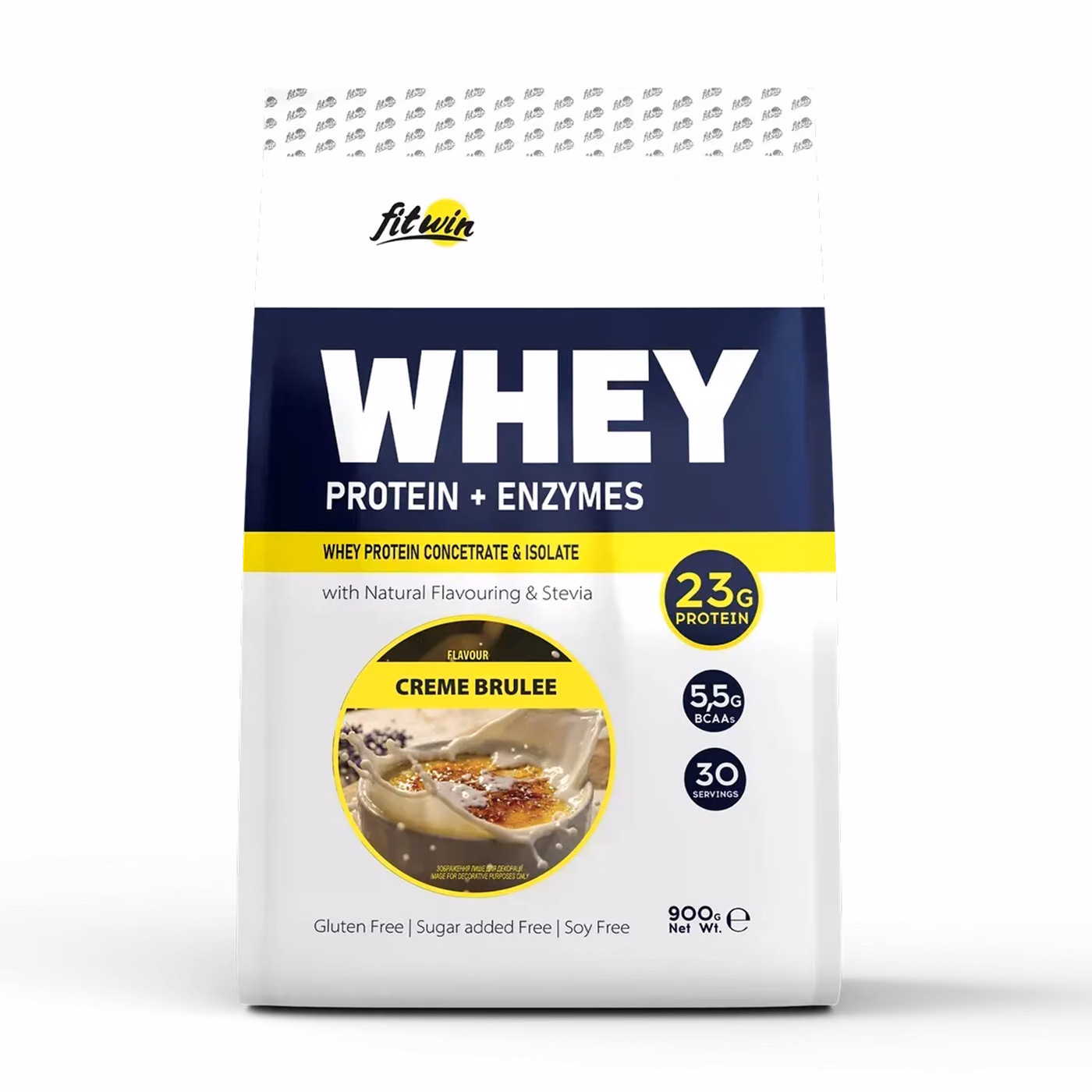 FitWin Whey, 900 г, Creme Brulee