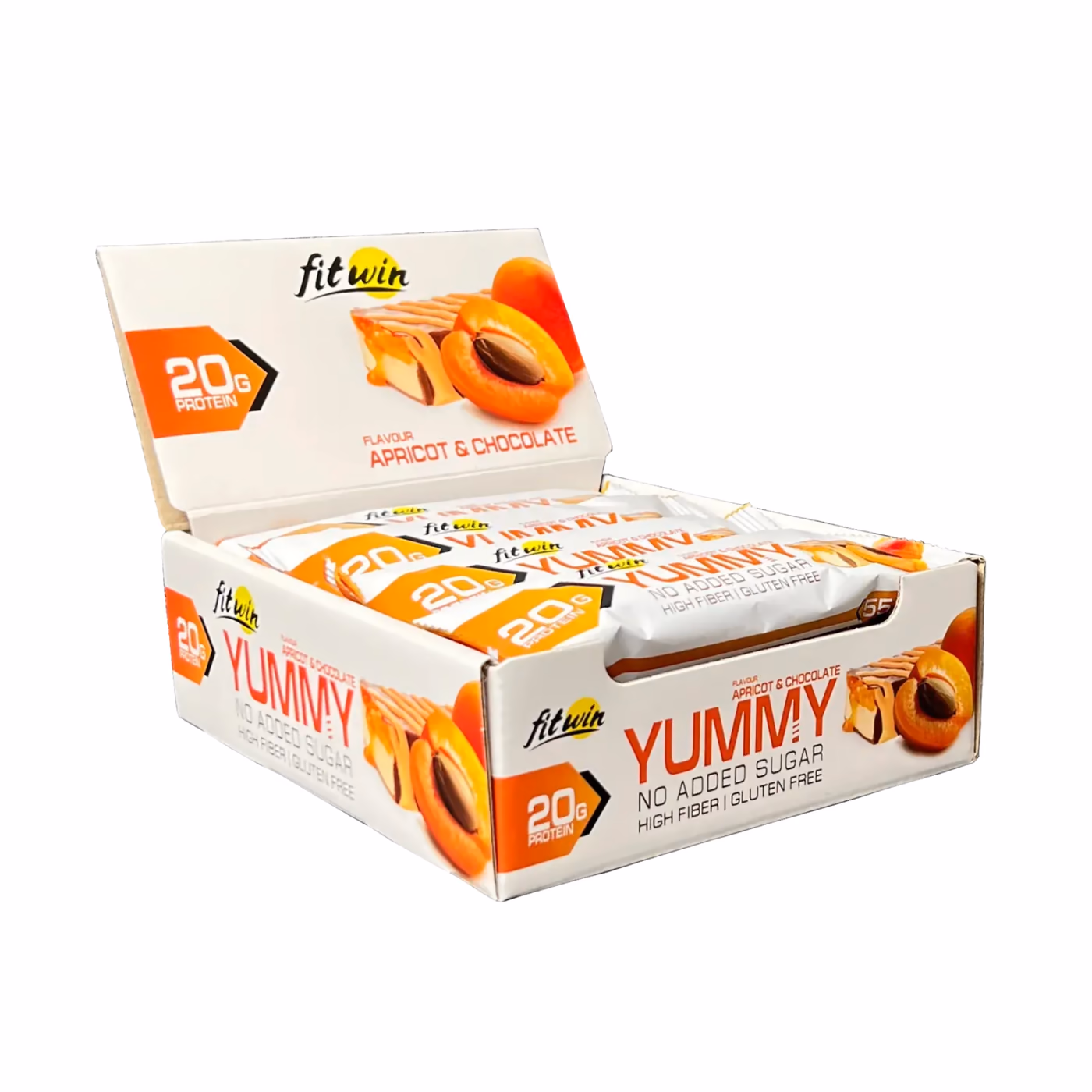 YummY - 12x55g Apricot Chocolate