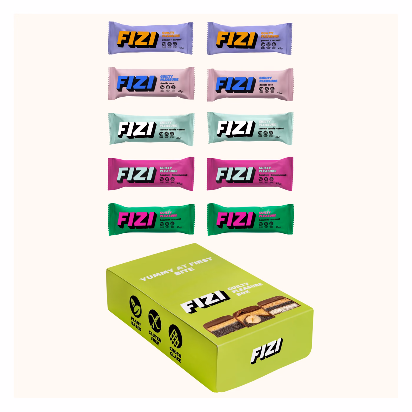 FIZI Guilty Pleasure Box - 10x45g