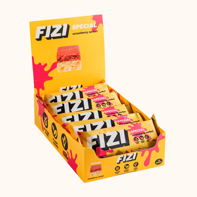 FIZI Special Strawberry Sorbet, 10 × 45 г
