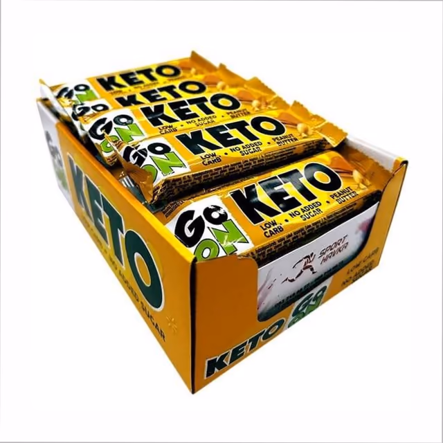 GoOn Nutrition Keto Bar Peanut Butter, 24 × 50 г