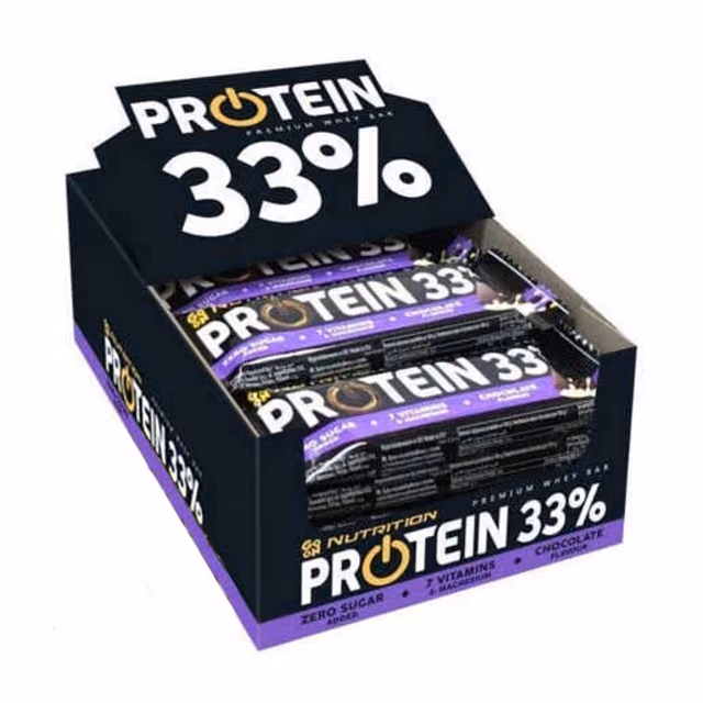 Go On Nutrition Protein 33% Bar, шоколадный вкус, 25 × 50 г
