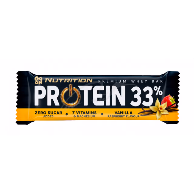 Go On Nutrition Protein 33% Bar 50 г, ваниль-малина