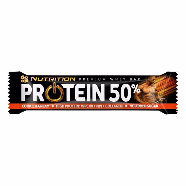 Go On Nutrition Protein Bar 50% Cookie & Cream, 24 × 40 г