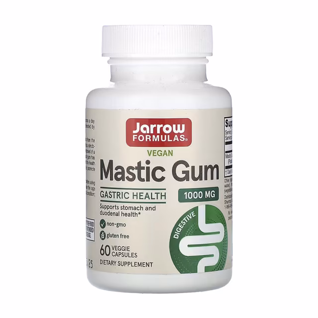 Jarrow Formulas Mastic Gum 1000 мг, 60 вегетарианских капсул