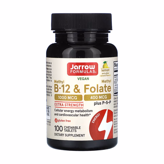 Methyl B-12 & Methyl Folate - 100 tabs (Пошкоджена етикетка)