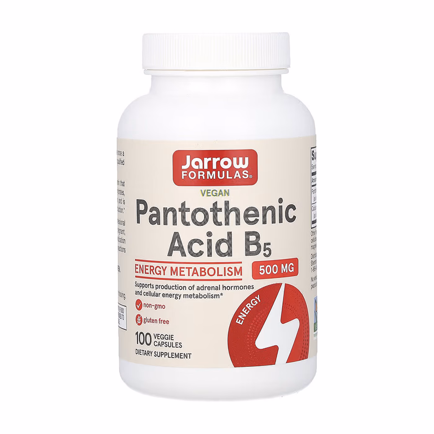 Pantothenic Acid 500mg - 100 vcaps