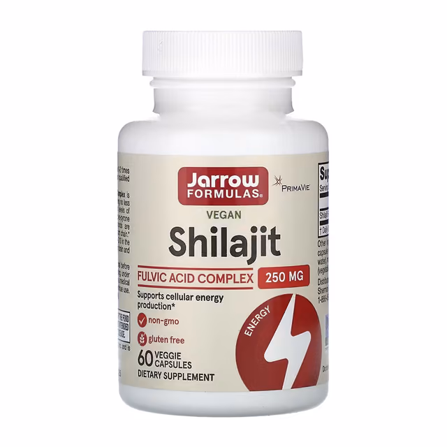 Jarrow Formulas PrimaVie Vegan Shilajit Fulvic Acid Complex 250 мг, 60 растительных капсул