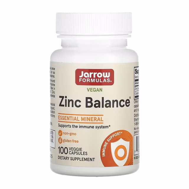 Jarrow Formulas Zinc Balance®, 100 растительных капсул